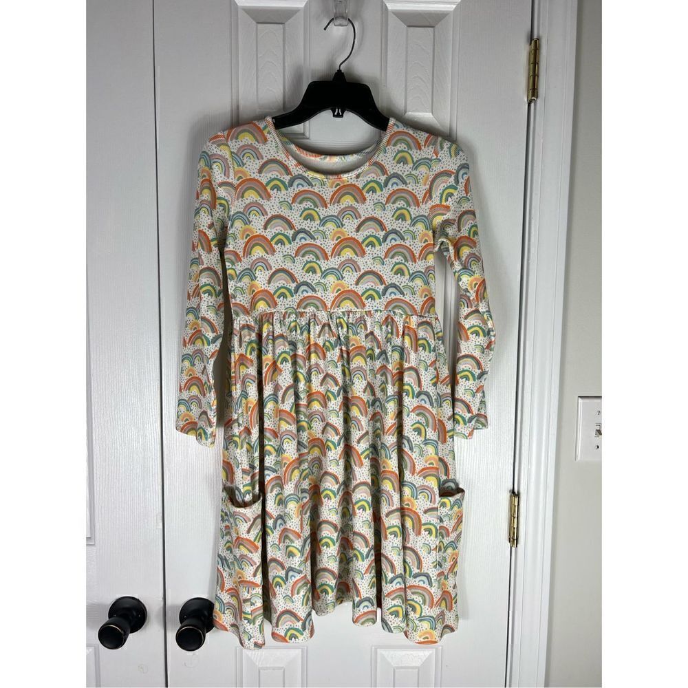 Charming Mary Girls Rainbow Dress Size 12 y